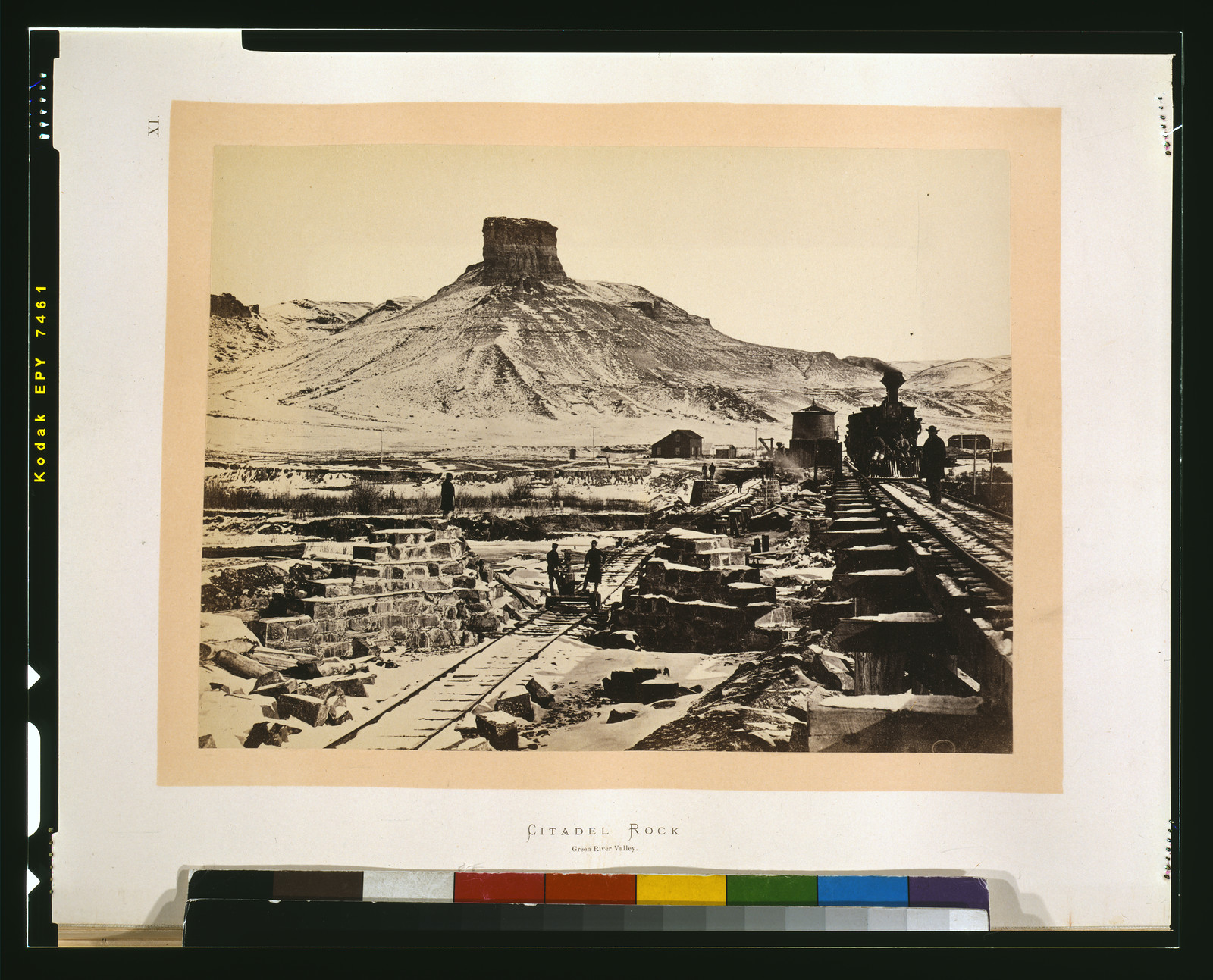 Citadel rock, Green River Valley, [1868] — historic photograph