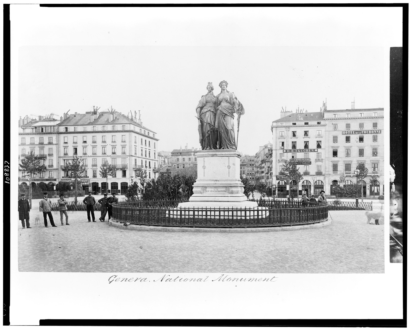 Geneva. National monument, [between 1860 and 1890] — historic photograph