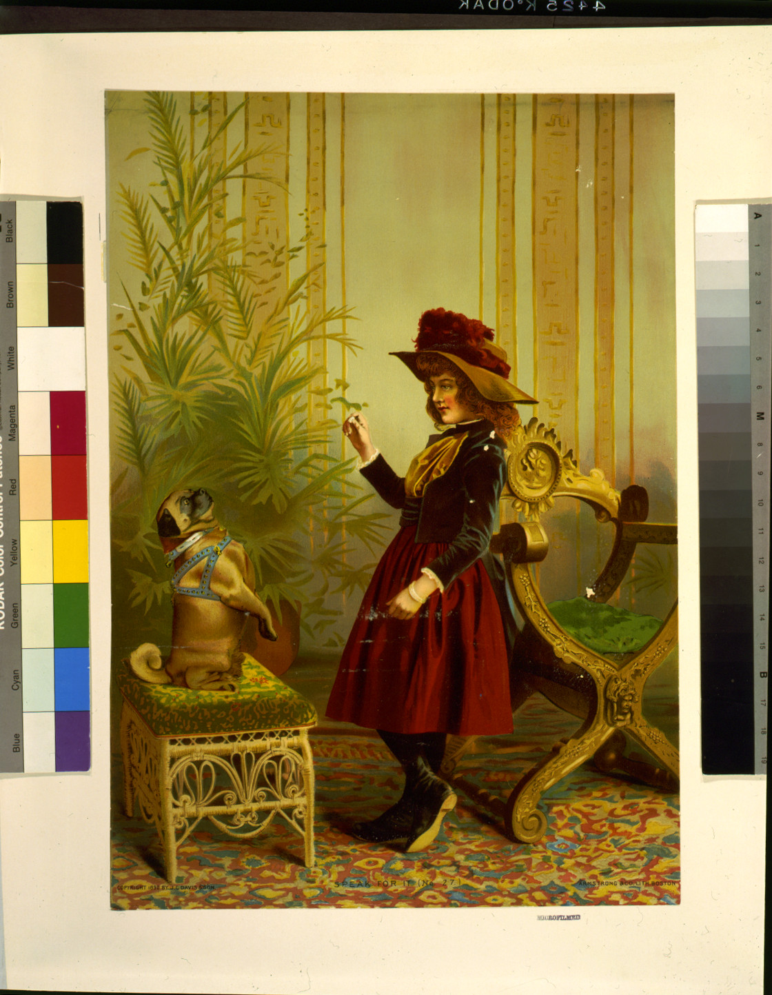 Speak for it / Armstrong & Co. Lith., Boston., c1890. — antique lithograph