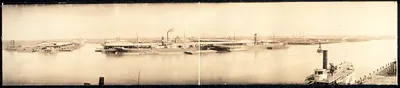 B Docks at Savannah, Georgia, 1909