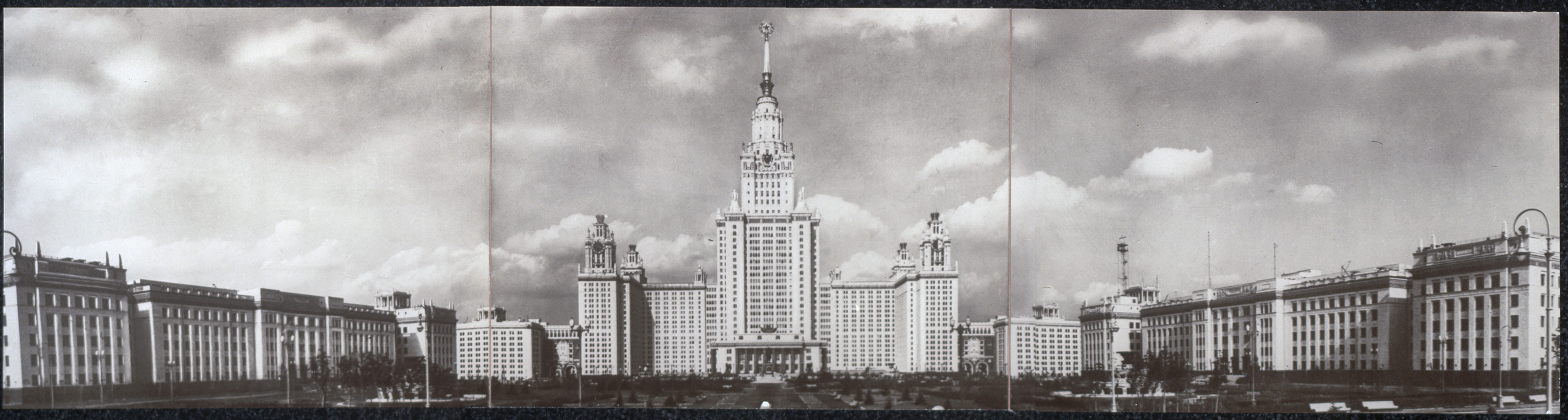 Moscow State University, Russia, 1955 — historic image