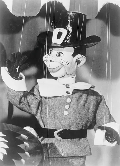 [Howdy Doody, a puppet, in pilgrim costume, for appearance in Thanksgiving Day parades]