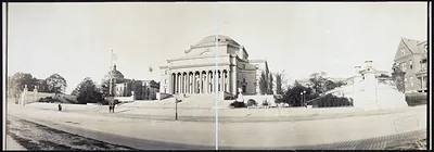 Low Memorial Library, Columbia University, panoramic photograph