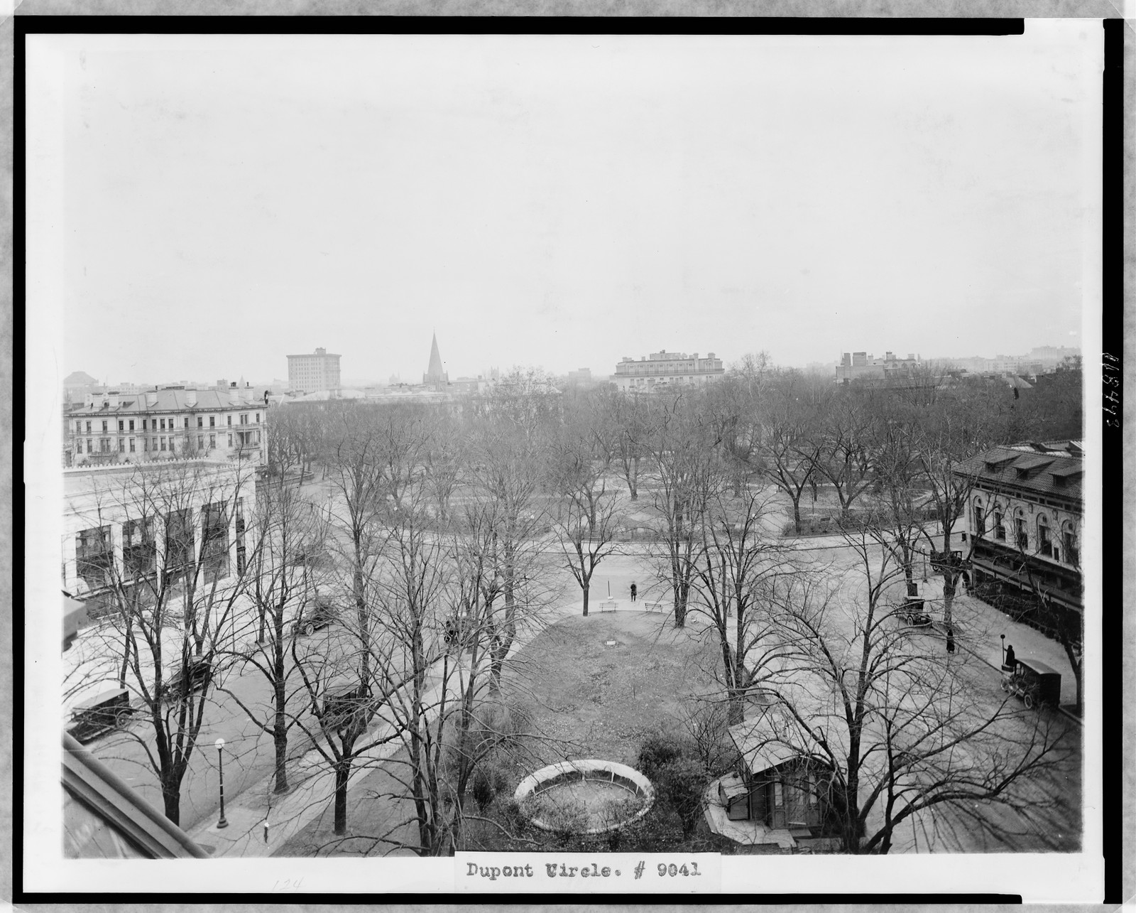 [View of Dupont Circle, Washington, D.C., seen from an elevated angle], [between 1910 and 1930] — historic photograph