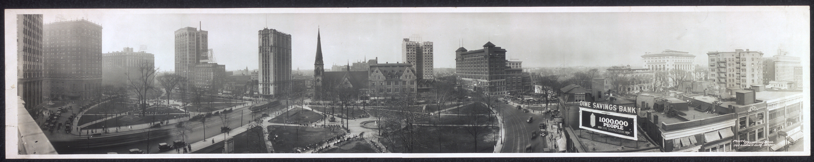 Grand Circus Park Detroit, Michigan, 1921, 1921 — historic image