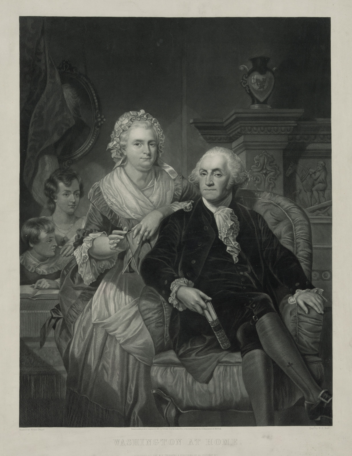 Washington At Home — historic image