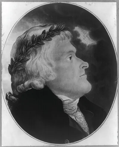 Thomas Jefferson, a philosopher, a patriote [sic], and a friend / dessiné par son ami Tadée Kosciuszko et gravé par Ml. Sokolnicki.