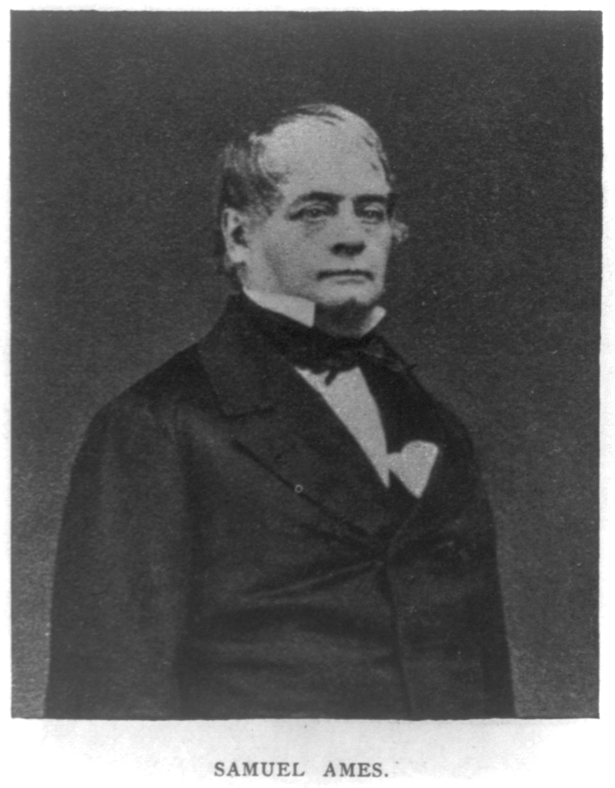Samuel Ames, 1890 — historic print