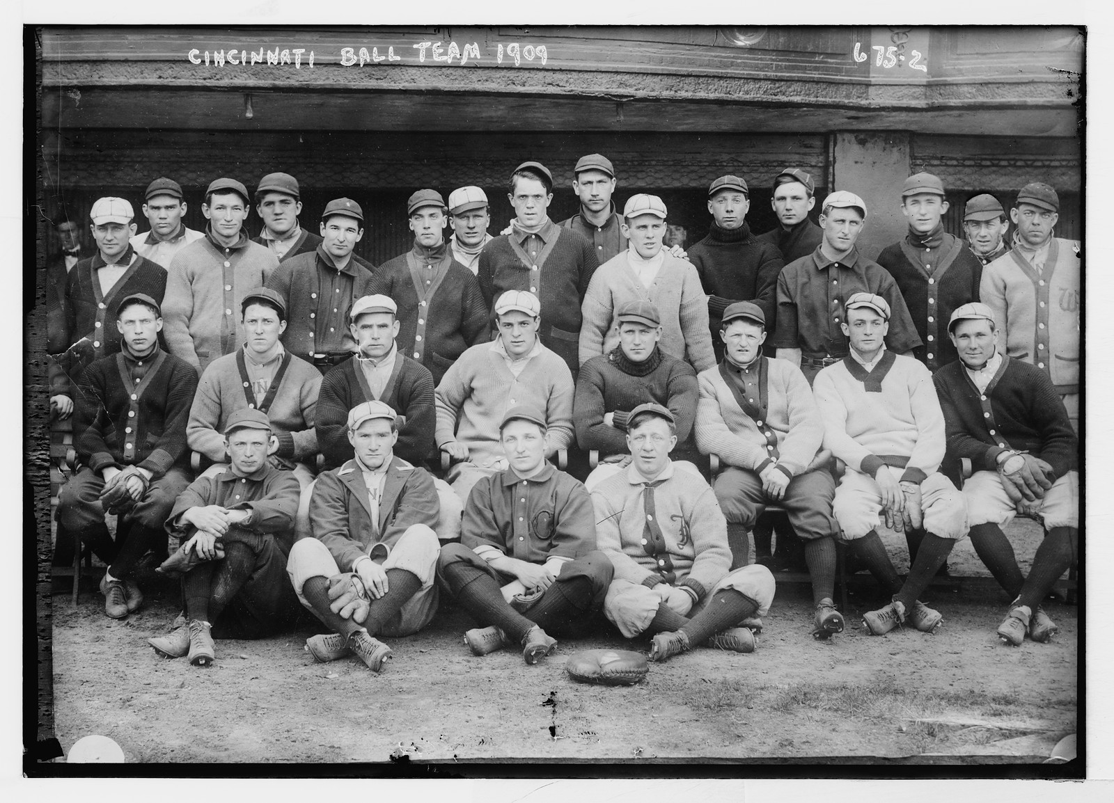 Cincinnati NL baseball team, 1909 — historic photograph