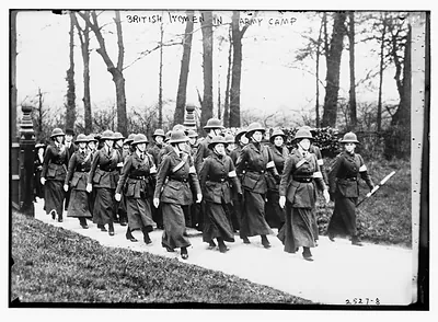 British women in Army Camp