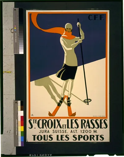 Ste. Croix et Les Rasses ... Tous les sports. C.F.F. / HR.