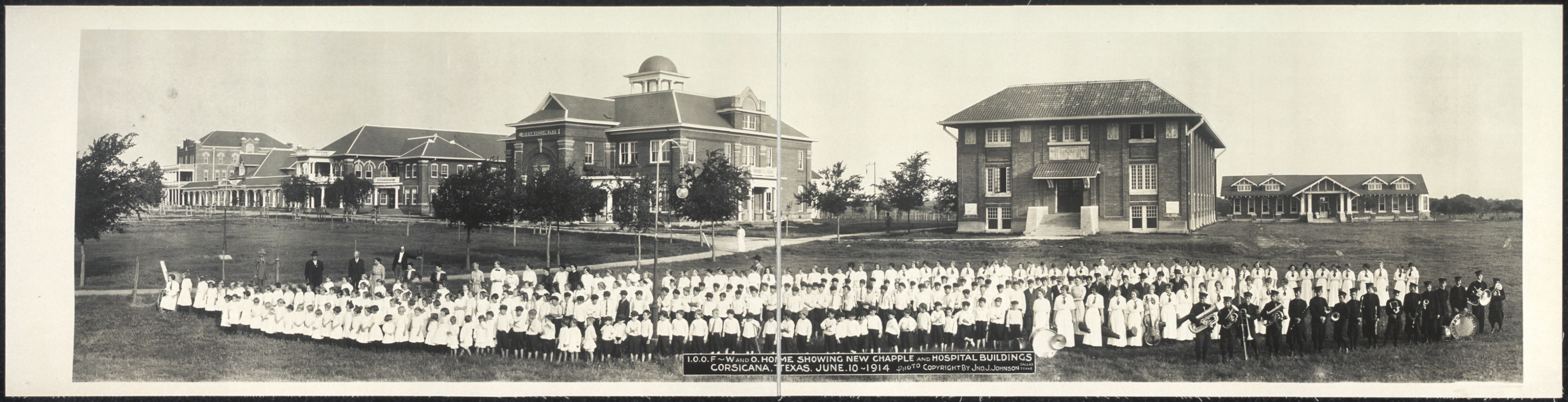 Odd Fellows Home Corsicana, Texas, 1914, 1914 — historic image