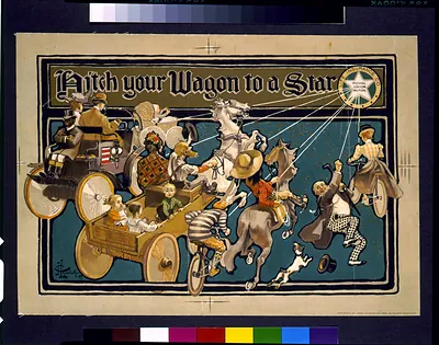 Hitch your wagon to a star / J.C. Leyendecker.