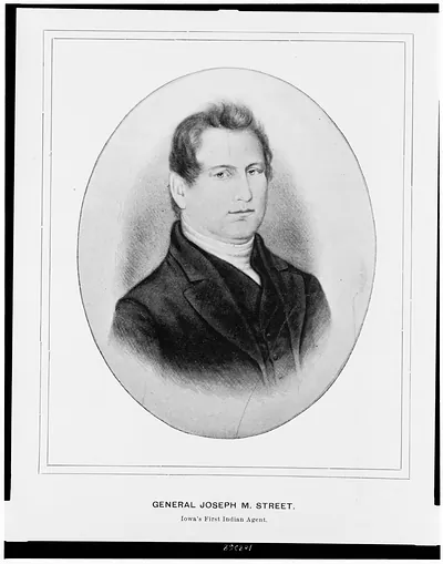General Joseph M. Street, Iowa's first Indian agent