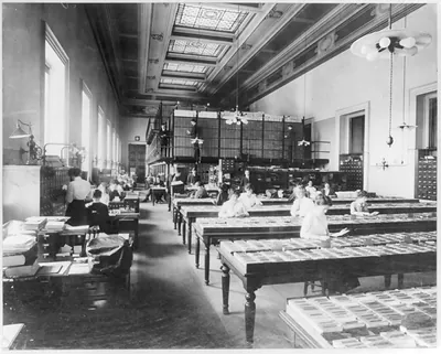 Library of Congress, Card Division, general view