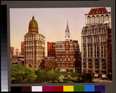 Newspaper Row, New York City