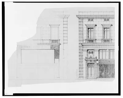 [Automobile dealership for Semmes Motor Company, Massachusetts Avenue, N.W., Washington, D.C. Elevations]