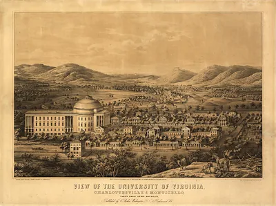 VA Charlottesville 1856 MAP