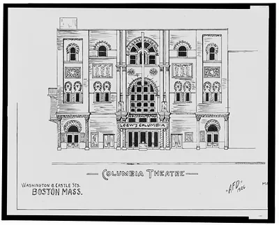 [Columbia Theatre, Washington and Castle Streets, and Fenway Theatre, Massachusetts Ave. and Boylston St., Boston, Massachusetts] / AFD 1926.