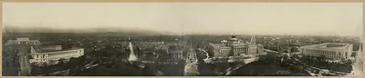 Panorama of Capitol Hill, Washington, D.C., Taken from the Capitol Building, Looking East [1909].Conneaut, OH: Haines Photo Co. (photographic print, gelatin silver, 9.5 x 45 in.)