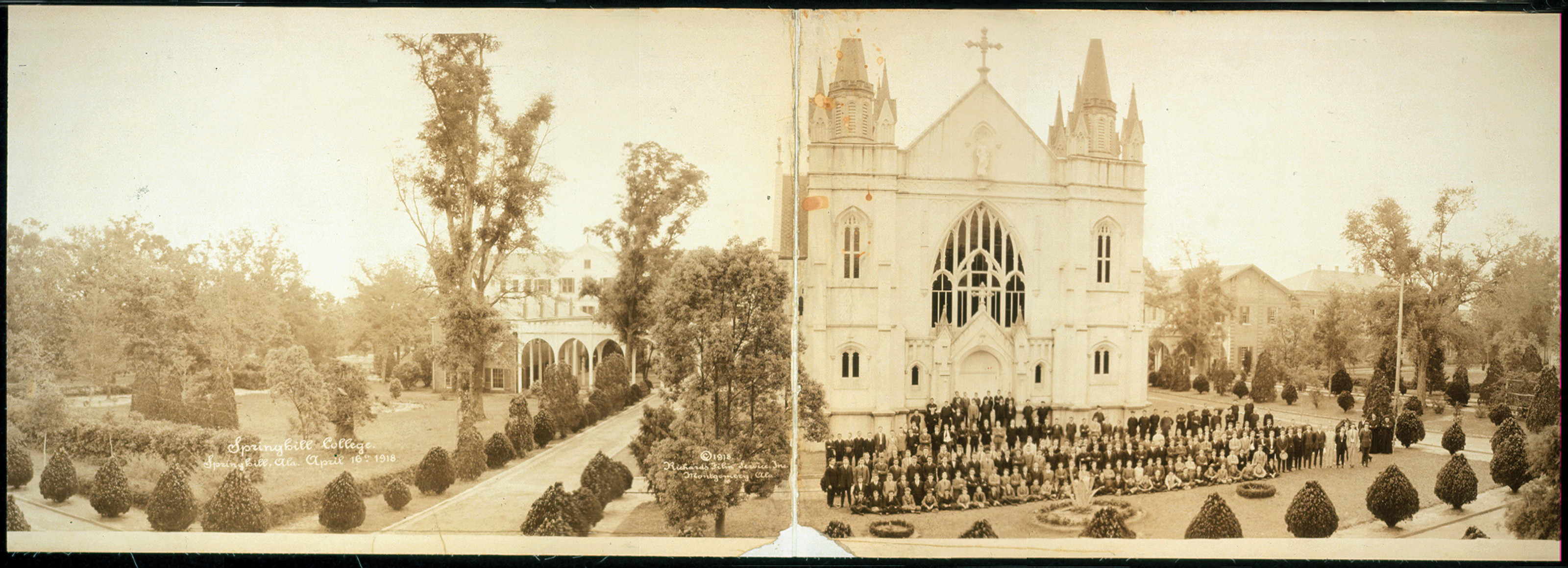Springhill College, Alabama, 1918, 1918 — historic image