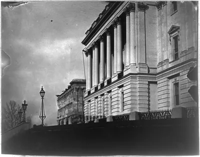 [Capitol exterior, west front from terrace]