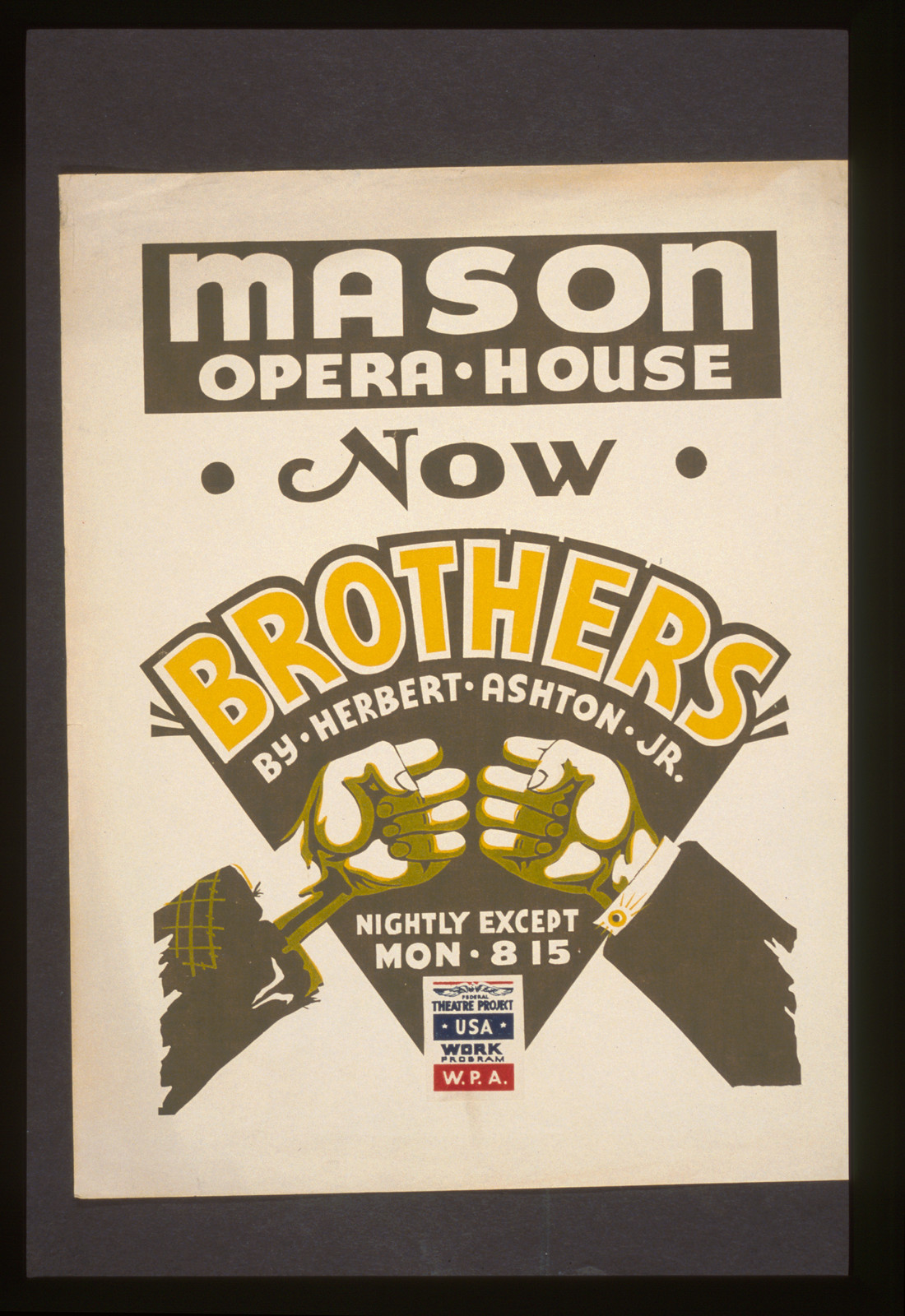 Brothers by Herbert Ashton Jr., 1938 — vintage poster