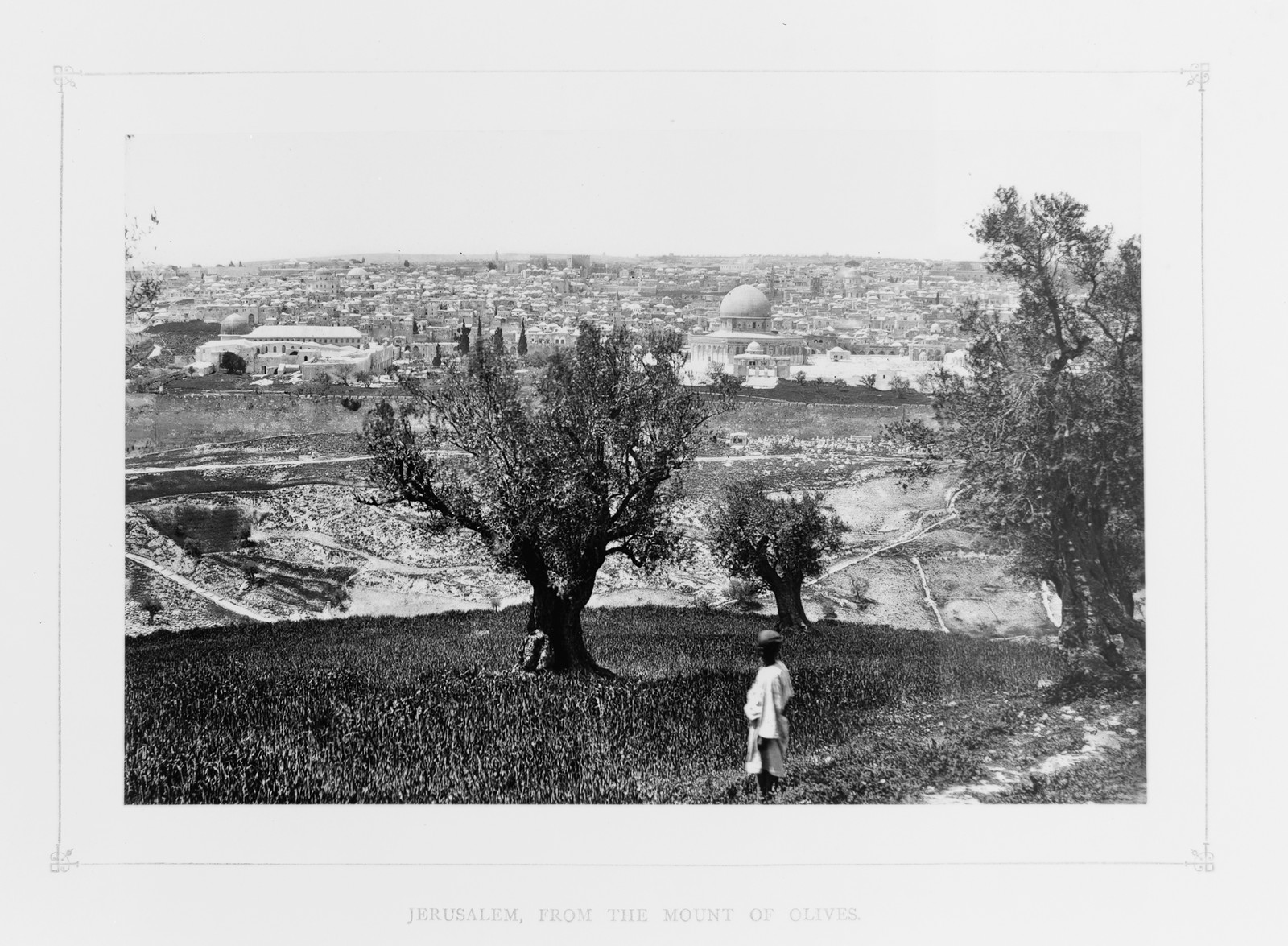 Jerusalem, from the Mount of Olives, [published 1881] — historic photograph