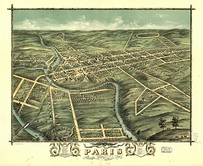 Paris, Kentucky, 1870