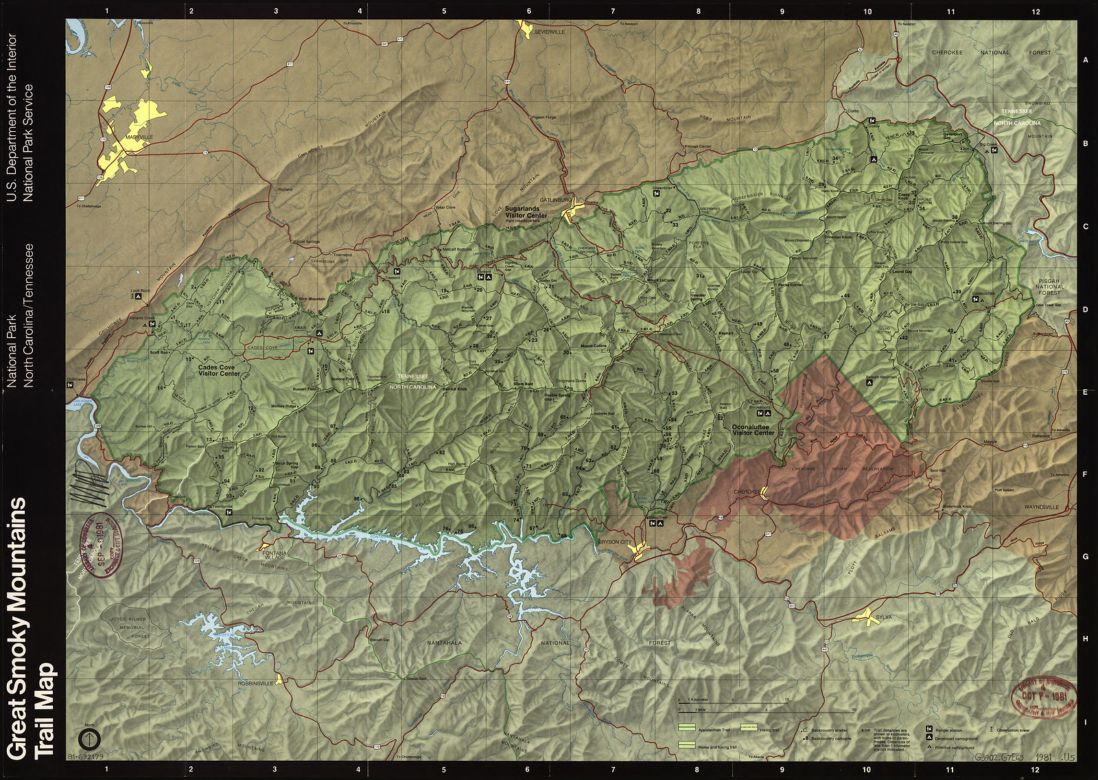 np000251 Great Smoky Mountains National Park,, 1981 — historic image