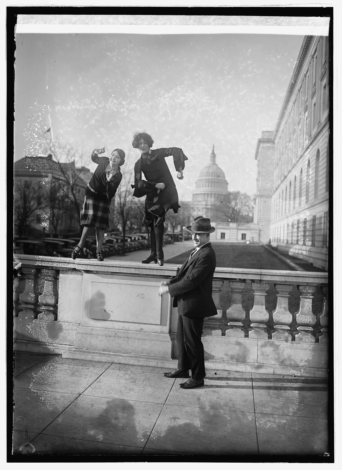 Miss Ruth Bennett, rep. McMillian of S.C. & Miss Sylvia Clairus, 2/23/26, [19]26 February 23. — historic photograph