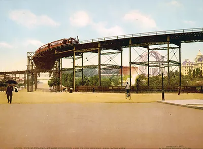 The Elevated at One Hundred and Tenth Street, New York City