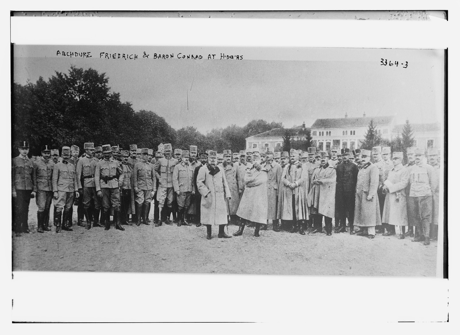 Archduke Friedrich and Baron Conrad at Hdqrts., n/a — historic photograph