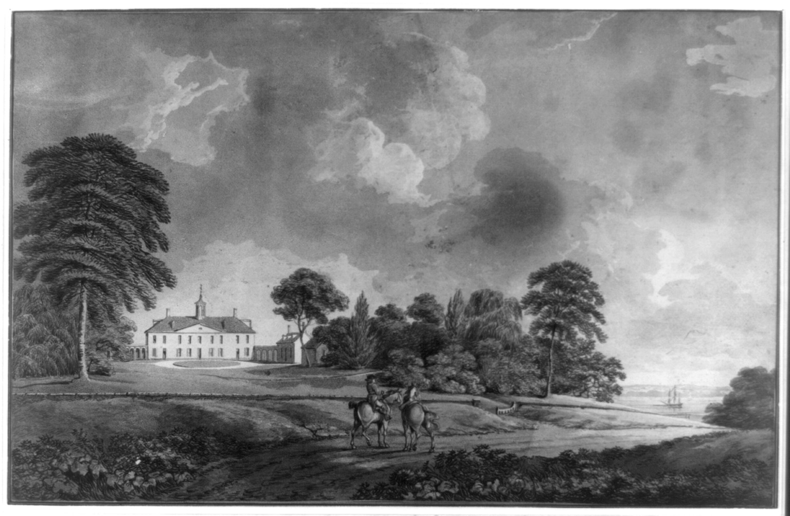 Mount Vernon, [no date recorded on shelflist card] — historic print