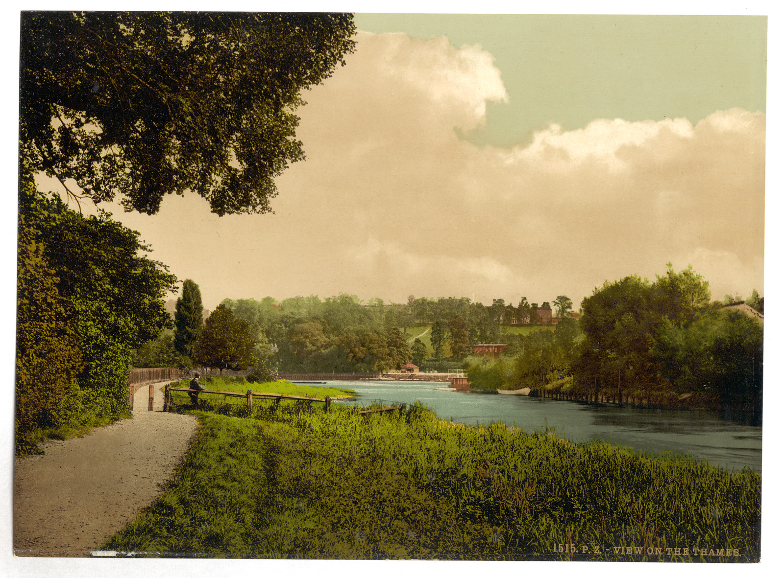 Richmond view of the Thames London and suburbs England, [between ca. 1890 and ca. 1900]. — historic print