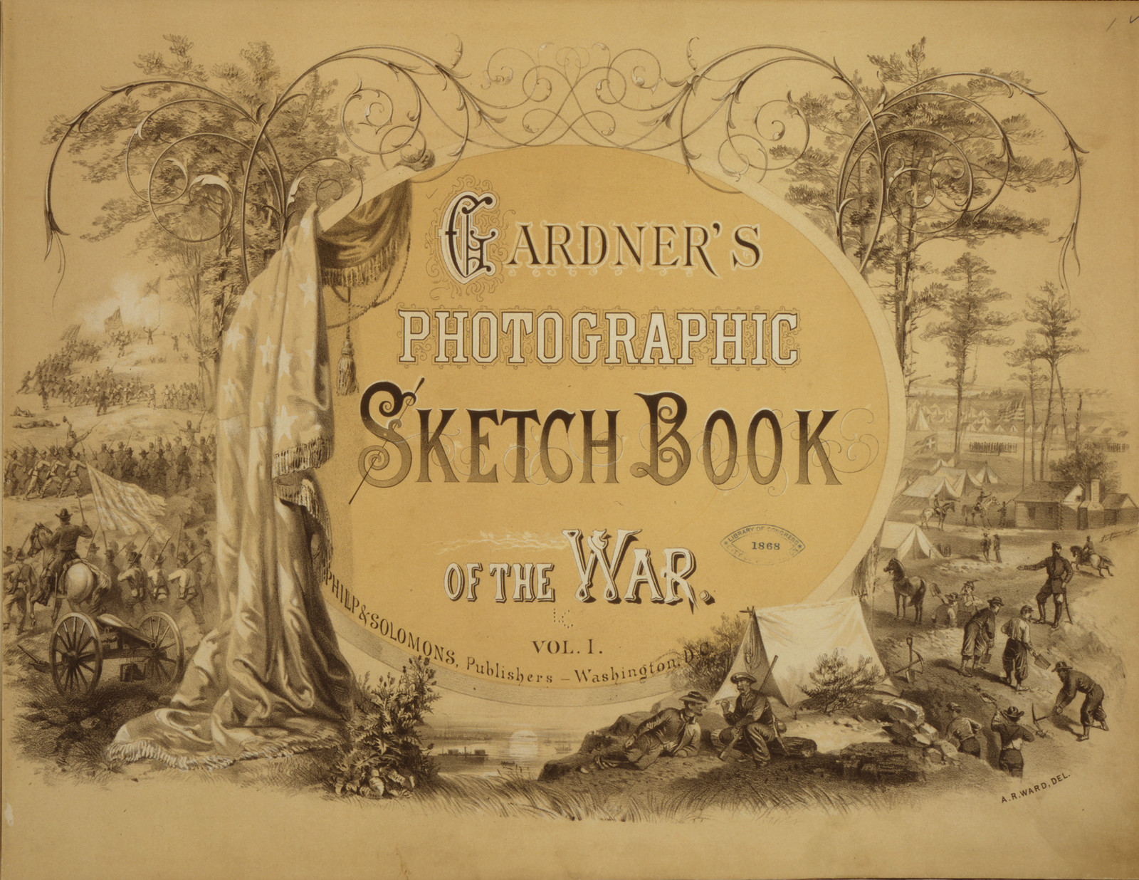Gardner's photographic sketch book of the war / A.R. Ward [i.e., Waud], del., [1865?] — historic photograph
