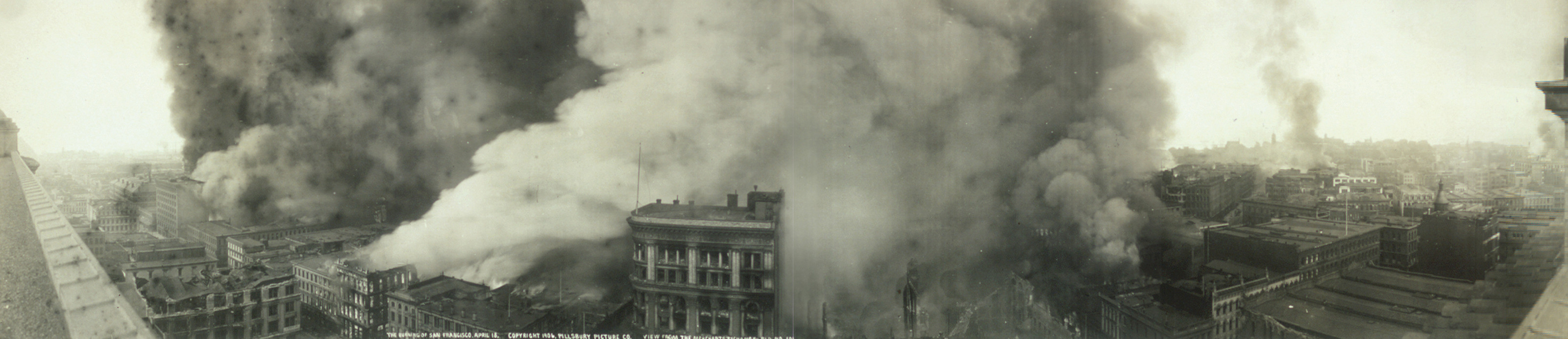 B The Burning of San Francisco, California, 1906, 1906 — historic image