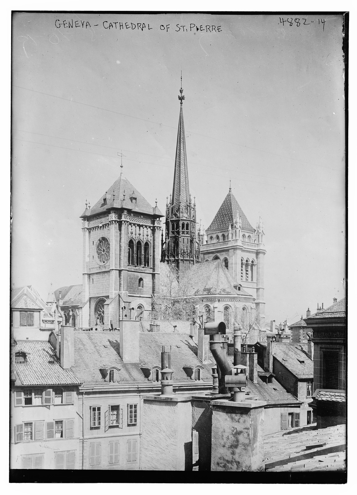 Geneva, Cathedral of St. Pierre, n/a — historic photograph