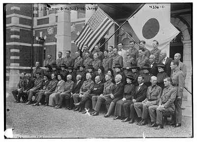 Drs. & nurses from U.S. in Japan