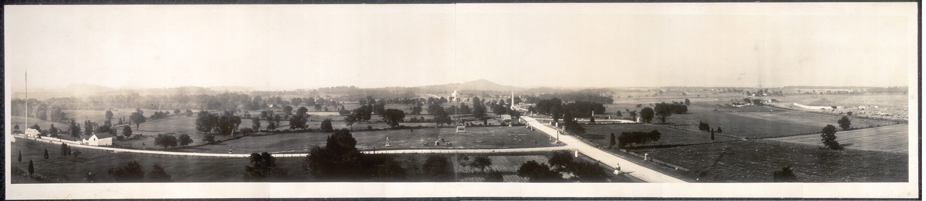 PA View of Gettysburg battle field, 1918 — historic image