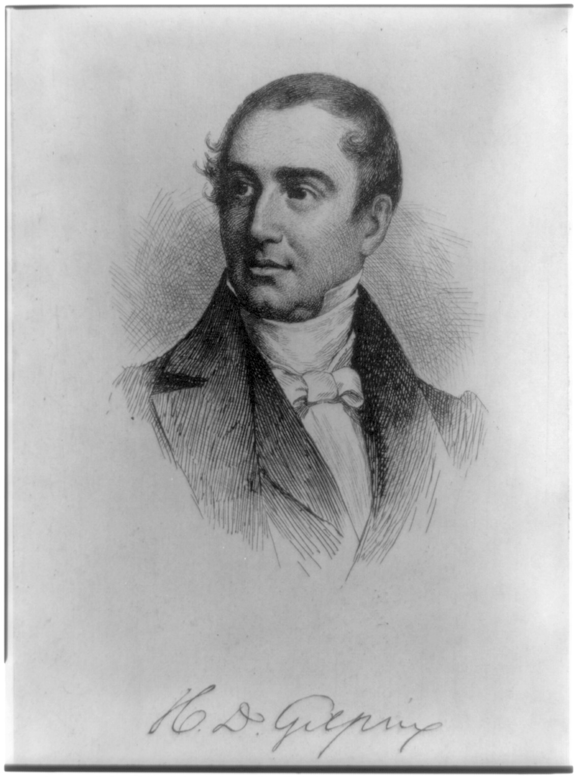H.D. Gilpin, [no date recorded on caption card] — historic print
