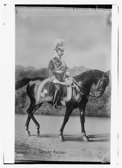 Kaiser on horse