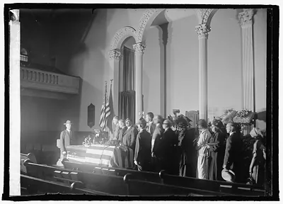 Public viewing body of Wm. J. Bryan N.Y. Ave. Pres. Church, [Navy Yard, Washington, D.C.