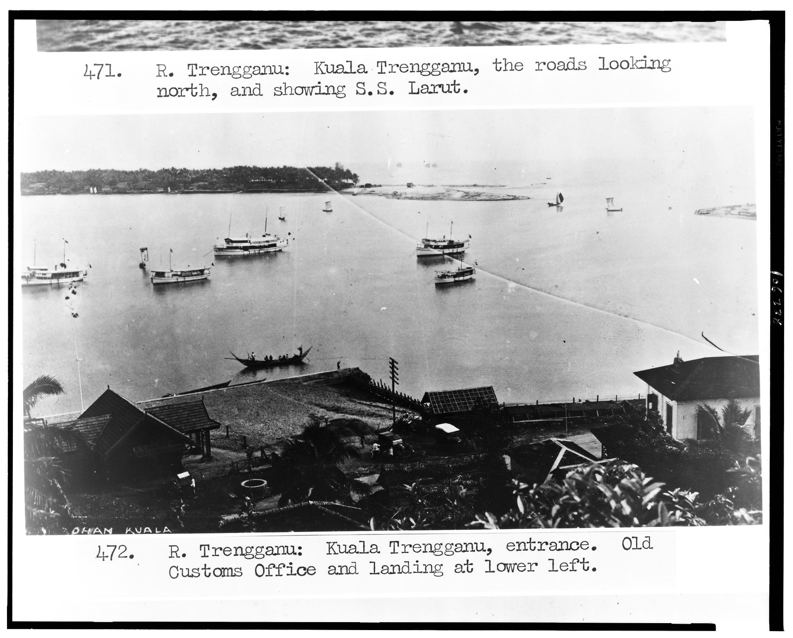 R. Trengganu: Kuala Trengganu, entranceR. Terengganu: Kuala Terengganu, entrance, [ca. 1943] — historic photograph