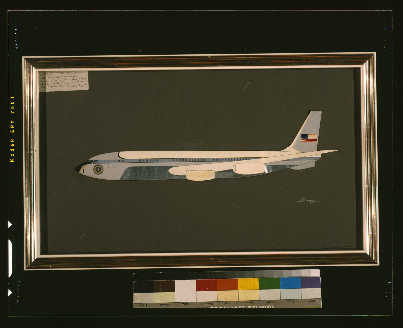 [Air Force One] / RL 1962 ; Raymond Loewy., and Engineering (ADE) Drawings" (http://www.loc.gov/rr/print/res/103_ade.html)." — historic drawing