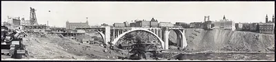 Monroe Street Bridge, Spokane, Washington, 1911