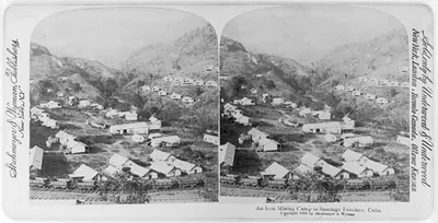 An iron mining camp in Santiago Province, Cuba
