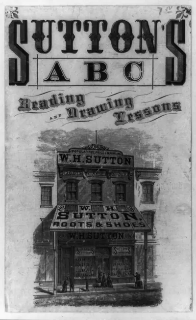 Sutton's ABC reading and drawing lessons / Smart, sc., N.Y. ; Nohman, del.