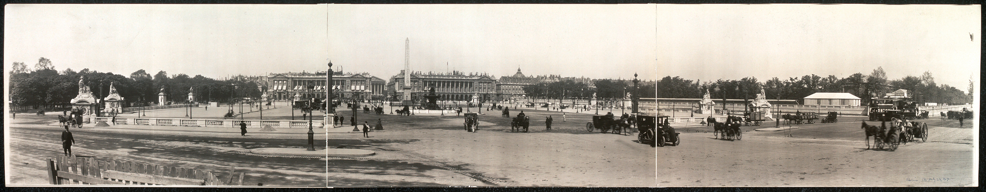 Place de la Concorde, Paris, France, 1909, 1909 — historic image