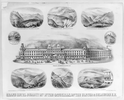 Grand hotel Summit Mt. in the Catskills, on the Ulster & Delaware R.R.